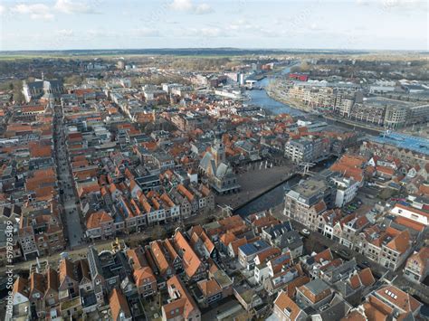 Soar over Alkmaar's historic city center and marvel at the charming ...