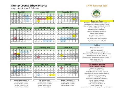 Chester County Sc School District Calendar 2023 - Schoolcalendars.net