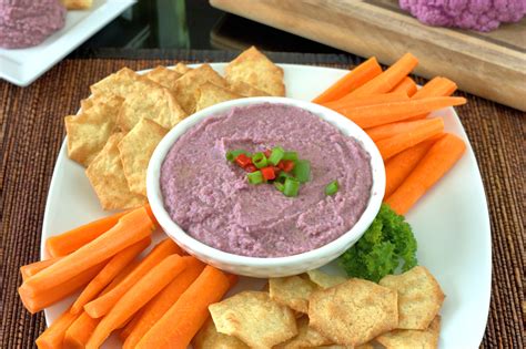 Purple Cauliflower Dip - Experimental Epicurean