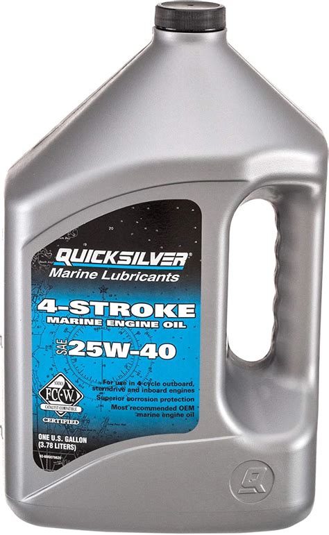 Amazon.com: Quicksilver 25W-40 Marine Engine Oil : Everything Else