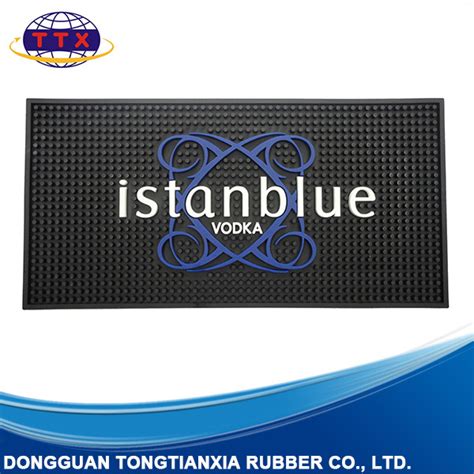 Custom Design Embossed Logo Soft PVC Bar Rail Mat - China Bar Mat and Bar Counter Mat price