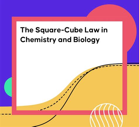 The Square-Cube Law in Chemistry and Biology