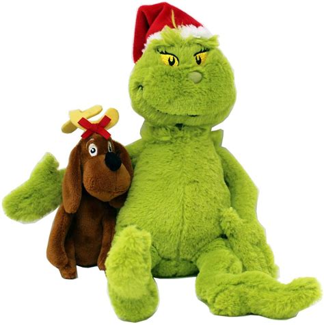 Dr. Seuss The Grinch The Grinch with Max Exclusive Plush Manhattan Toy Company - ToyWiz