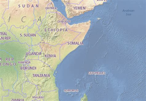 Map of Somalia - Michelin Somalia map - ViaMichelin