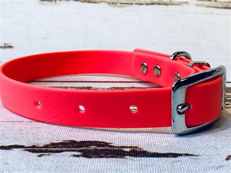 Waterproof dog collar, pink dog collar, dog collar, buckle dog collar, waterproof collar, pink ...