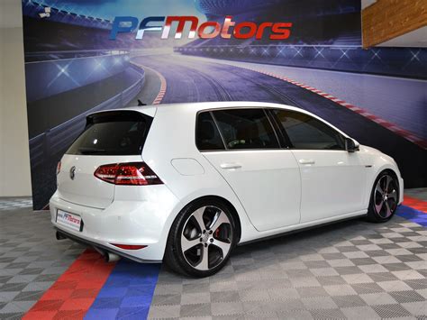 Volkswagen Golf 7 GTI 2.0 TSI 220 DSG GPS DCC Blanc nacré - Pf Motors