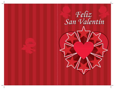 Feliz día de San Valentín | Tarjetas Para Imprimir