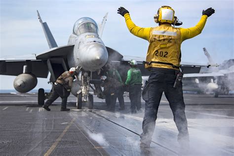 Aircraft Carrier Flight Deck Crew Hand Signals - The Best and Latest ...