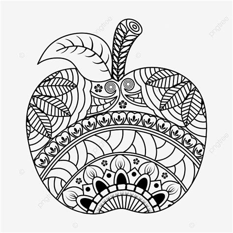 A Apple Coloring Pages