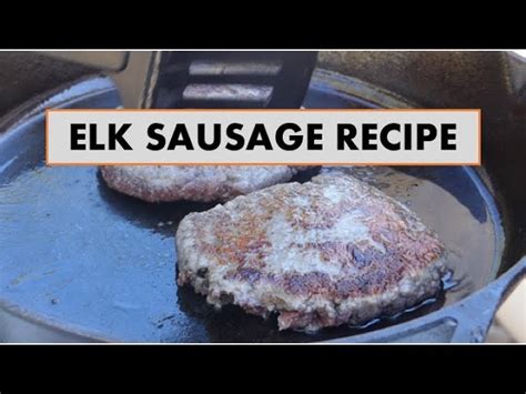 How to cook elk sausage?