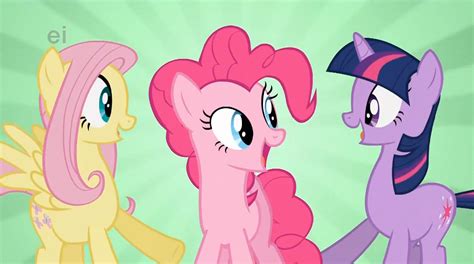 Image - Happy Fluttershy Pinkie Pie and Twilight S01E25.png - My Little ...