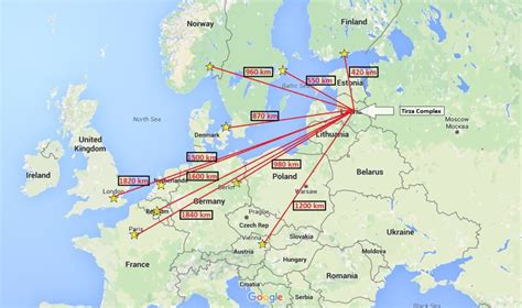 Nuclear Missile Map