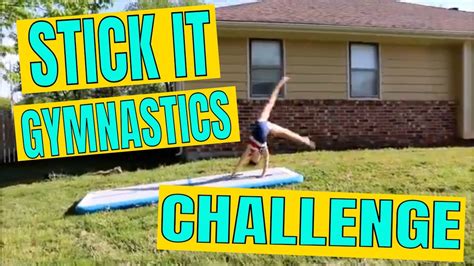 Stick It Gymnastics Challenge | Airtrack Edition - YouTube