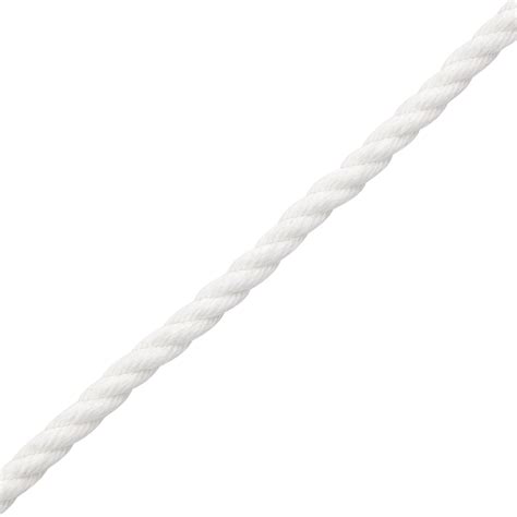 Staplespun rope, white, 16mm (Price per Metre) | AUS