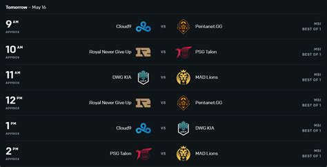 League of Legends MSI Rumble Stage Day 3 Schedule - Gamer Journalist