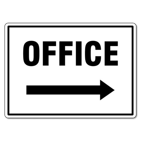 Office Right Arrow Sign - The Signmaker