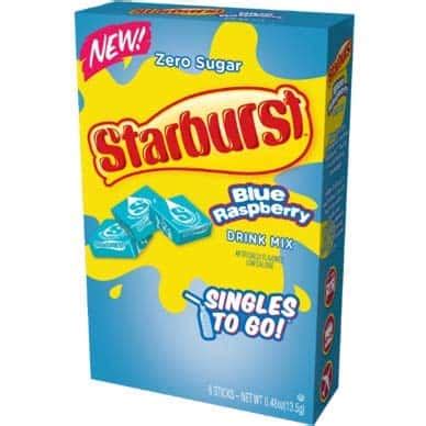 Starburst Single To Go Blue Raspberry (12 Count) – Pacific Distribution