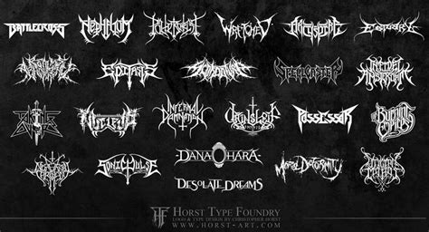 Heavy Metal Logos | Metal band logos, Metal typography, Metallic logo