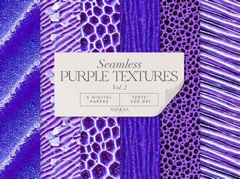 Purple Glitter Digital Paper Seamless Graphic by AnemonaEstudio · Creative Fabrica