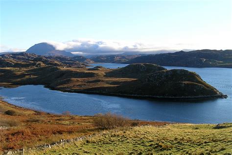 scenery, inchard, scotland, lochs, loch, lakes, 3d and abstract, scotl ...