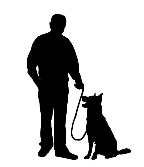 Man and Dog Silhouette - Free Stock Photo by mohamed hassan on ...