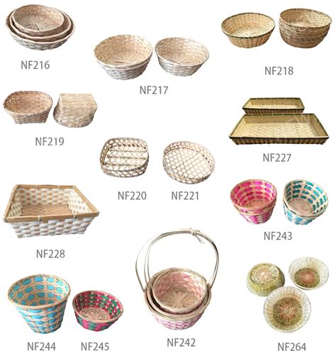 Eco-friendly Hand Woven Bamboo Fruit Basket With Net Cover - Buy Bamboo ...