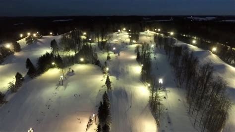 Snow Trails Ski Resort After Dark - Mansfield Ohio - YouTube