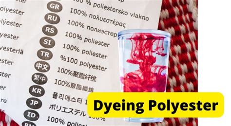 How To DYE 100% Polyester Fabric At Home : 10 FAQs Answered. - SewGuide