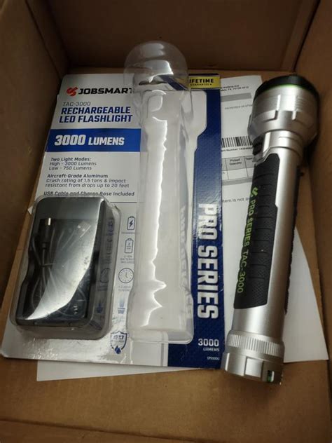 JobSmart 3,000-Lumen Pro Series Rechargeable LED Flashlight at Tractor Supply Co