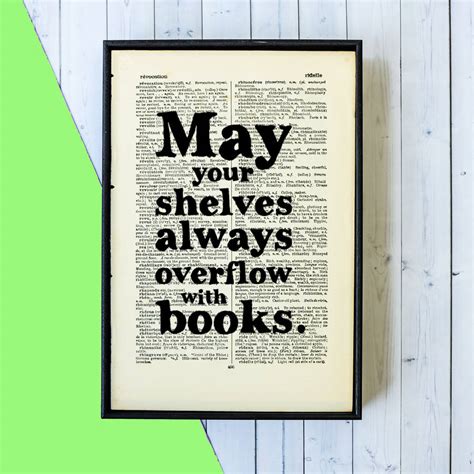 bookworm gift quote print by bookishly | notonthehighstreet.com