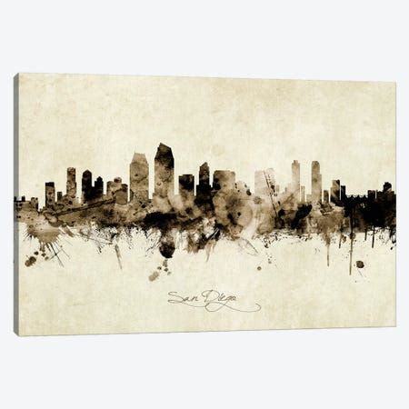 San Diego Skyline Canvas Print by Kharin Hanes | iCanvas