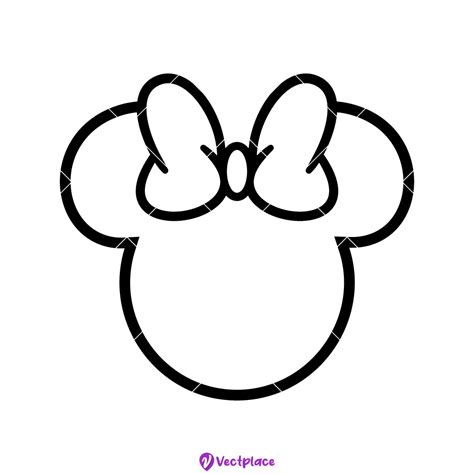Minnie Mouse Head Logo