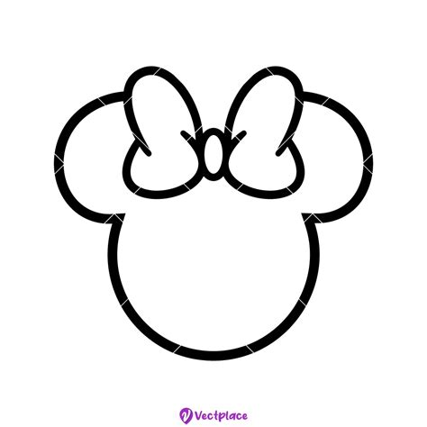 Minnie Mouse Head Logo