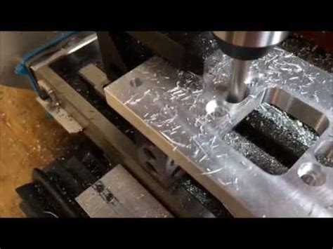 Harbor Freight Mini-Mill CNC Conversion - Machining A Part - YouTube