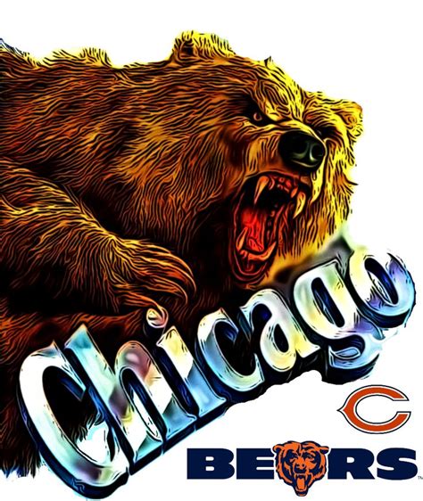 CHICAGO SPORTS TEAM ART in 2023 | Chicago bears pictures, Chicago bears wallpaper, Chicago ...