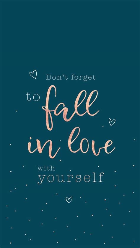 Download Fall In Love With Yourself Wallpaper | Wallpapers.com