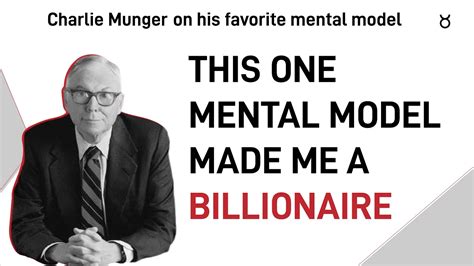 Charlie Munger on His Favorite Mental Model - YouTube