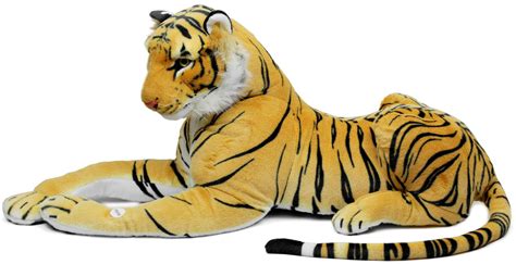 Extra Large Giant Plush Lying Tiger Soft Toy With Noise ~ Gold | eBay