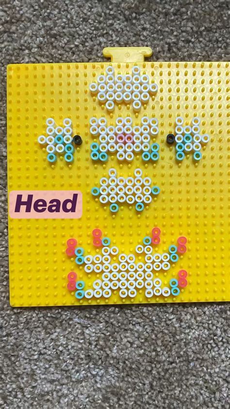 How to make a 3D Minecraft axolotl using perler beads | Easy perler beads ideas, Diy perler bead ...