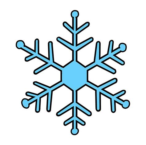 How to Draw a Snowflake - Really Easy Drawing Tutorial | Snowflakes drawing, Snowflake drawing ...