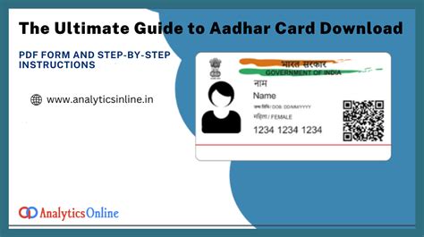 The Ultimate Guide to Aadhar Card Download: PDF Form and Step-by-Step ...