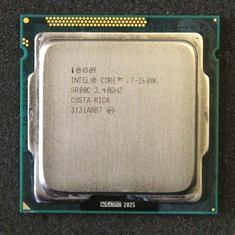 Intel Core i7 2600K 3.4GHz SR00C Quad Core LGA 1155 CPU i7 2600K ...