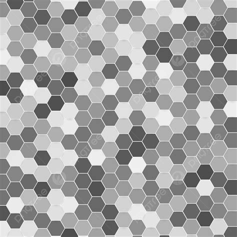 Vector Gray White Background With Abstract Pattern Of Hexagons O, Wallpaper, Hexagon, Pattern ...