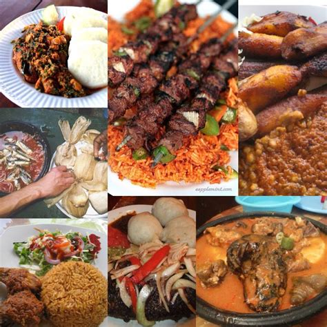 GHANAIAN dishes - Fufu, Banku with peper & fish (sardines), Jollof with chicken or kebabs, Koko ...