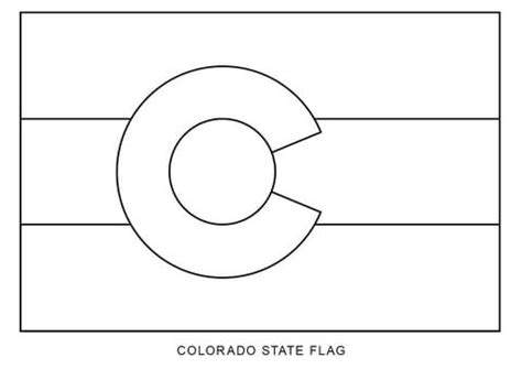 Flag of Colorado coloring page | Free Printable Coloring Pages