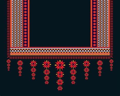 Palestinian Embroidery Vector Art, Icons, and Graphics for Free Download