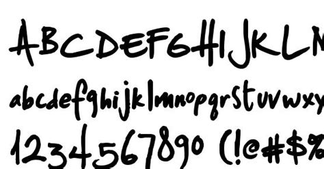 ST Sharpie Print Font Download Free / LegionFonts