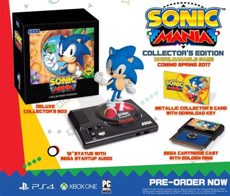 UPDATED Sonic Mania Brings the Genesis Aesthetic with the Collector's Edition for North America ...