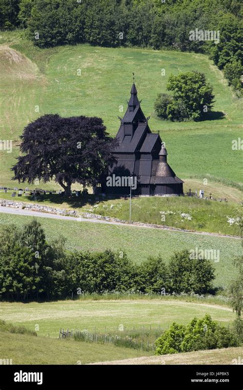 Norway, Vik, church Stock Photo - Alamy