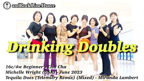 Drinking Doubles Line Dance(Beginner) - Demo - YouTube